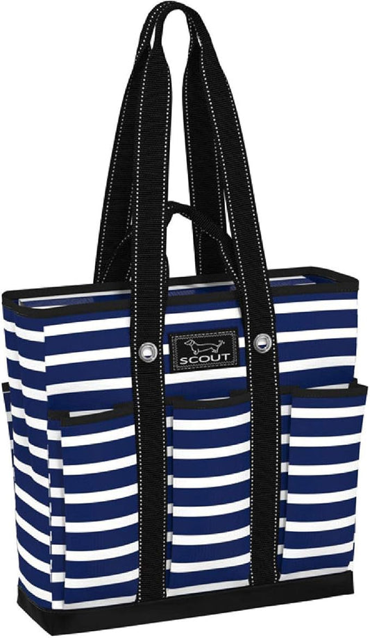 SCOUT Rocket Pocket Tote - Multi-use, zips shut | 7-Pockets, Folds flat for easy storage, Two Straps. The perfect versatile travel tote for busy nurses, teachers, and moms. by SCOUT