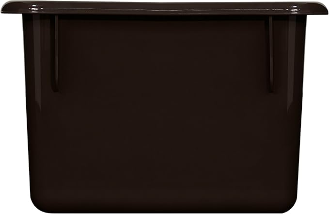 Wood Designs Cubby Storage Bin, Heavy Duty Plastic Containers for Kids Brown Cubby Tray Set of 20 - Image 5