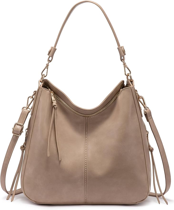 Hobo Crossbody Bag for Women, Designer Shoulder Purse Handbags by Realer