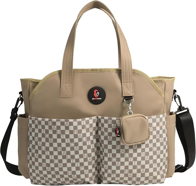 Diaper Bag Tote: Large Tote Baby Bag Boy Diaper Bag Stylish Girl Diaper Bag,Shoulder Mommy Bag by SUPROMOMI
