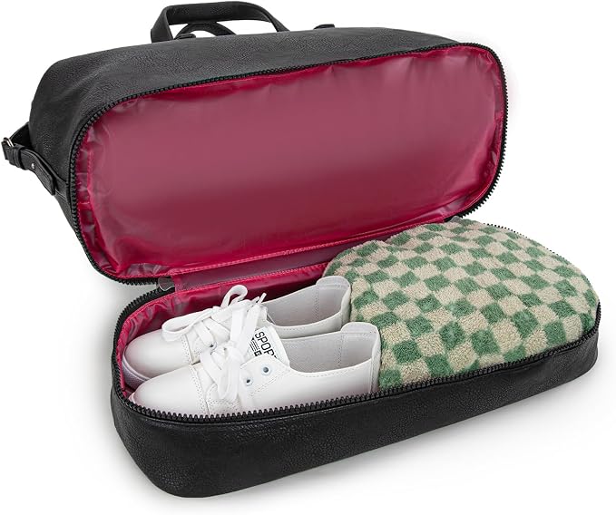 Wrangler Travel Duffel Bag Carry On Overnight Bag with Shoe Compartment Weekender Bag for Women WG253-5110BK - Image 5