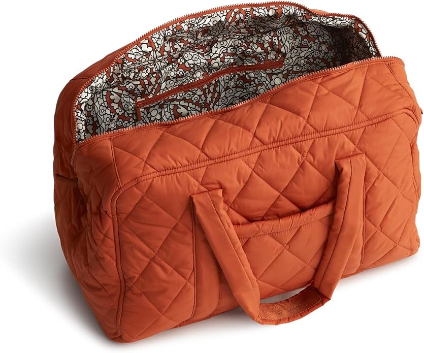 Vera Bradley Featherweight Large Miramar Weekender Travel Bag, Swirling Poppies - Image 4