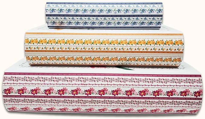 Punch Studio Decorative Storage Boxes with Lids | Nested Book Style Set of 3 Coated Cardboard Keepsake Box for Photos Documents Gifts Home Organization, 11” x 13.5” – Notable Florals - Image 2