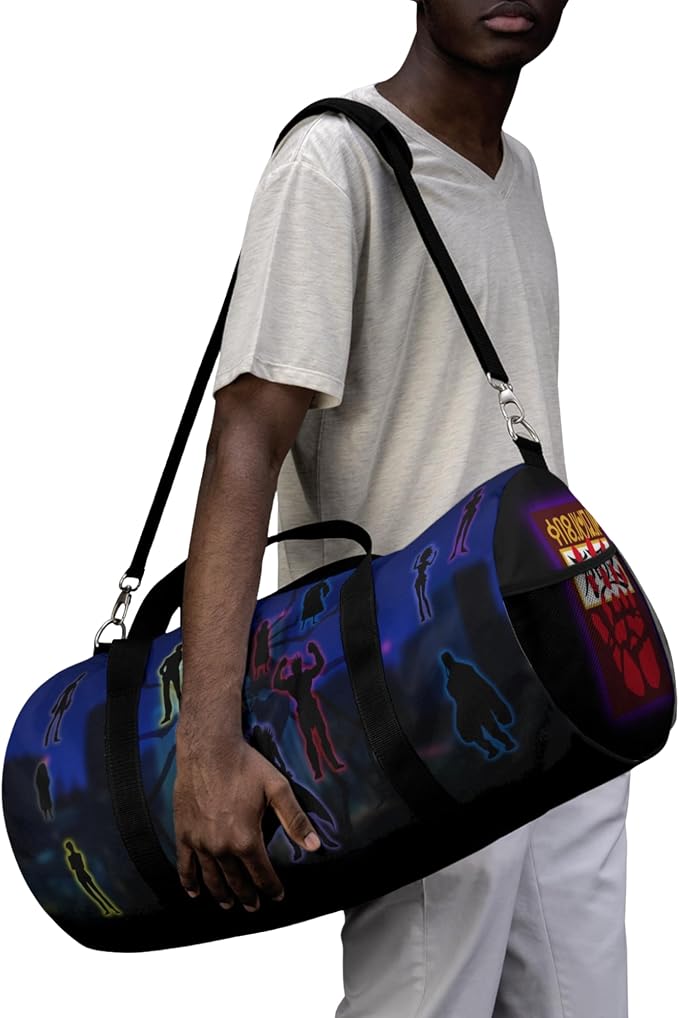Anime Gym Bag for Women Men - Large Capacity Waterproof Workout Fitness Travel Sports Bags Fashion Street Camping Expandable Carry On Duffle Bag For Couple (Spder Troupe) PTY - Image 7