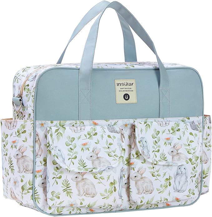 Kamay's Mummy Shoulder Bag Diaper Bag Chic Nappy Changing Bag Tote/Messenger Style Large with Changing Mat, Adjustable Straps - Image 3