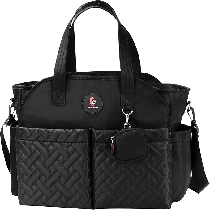 Diaper Bag Tote: Large Tote Baby Bag Boy Diaper Bag Stylish Girl Diaper Bag,Shoulder Mommy Bag by SUPROMOMI