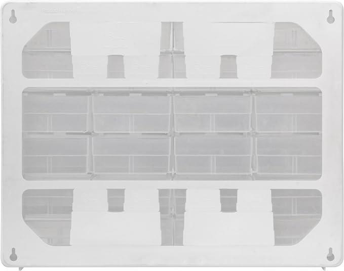 Akro-Mils 24-Drawer Plastic Drawer Storage Cabinet for Garage Organization, Bead Organizer, Building Bricks Storage, Teacher Toolbox, Makeup Organizer, 20-Inch W x 6-Inch D x 16-Inch H, 10124 White - Image 10