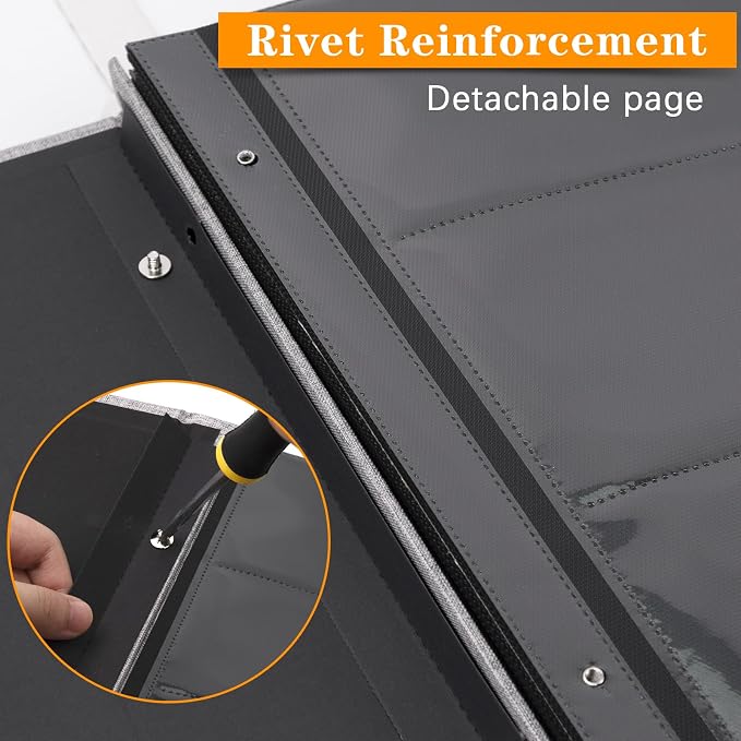 Photo Album 4x6 600 Photos Linen Large Capacity Fabric Cover Books Albums Wedding School Family Anniversary Baby Memory Engagement Travel Albums(Black, 600 Pockets) (Pack of 2) - Image 6