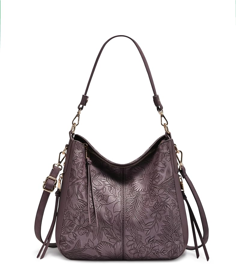 Hobo Crossbody Bag for Women, Designer Shoulder Purse Handbags by Realer