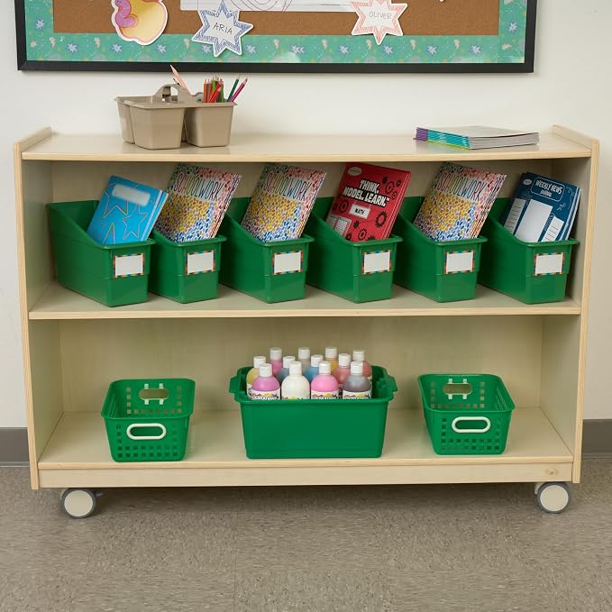 Really Good Stuff Durable Book & Binder Holders - 6 Pack – Green - Image 6