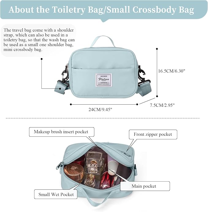 Weekender Bags for Women, Personal Item Travel Bag with Shoes Compartment | Overnight Travel Duffel Bag with Toiletry Bag, Airplane Friendly Carry-On Bag - Image 8