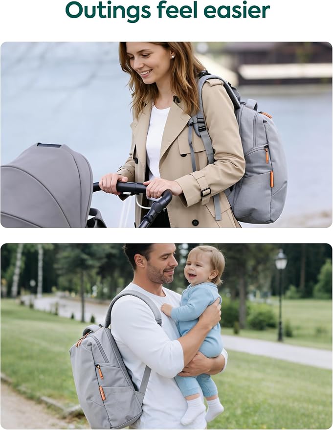 Babelio Grid Wizard Diaper Bag Backpack - Image 7