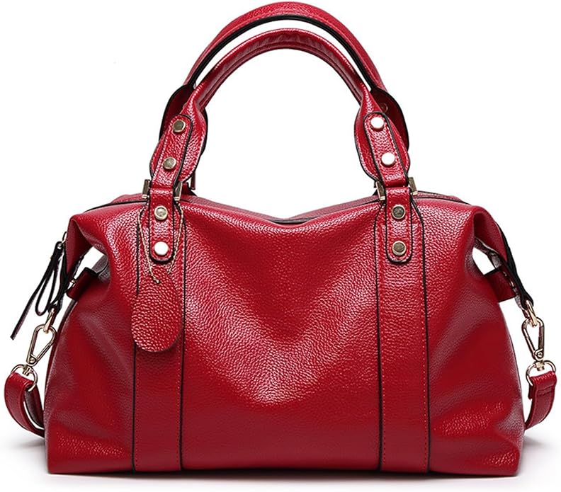 Handbags and Purses for women Vegan Leather Tote Bag for Women Satchel Shoulder Bags Travel Purse with Compartments by MCUVAEC
