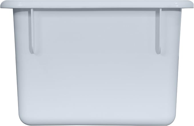 Wood Designs Cubby Storage Bin, Heavy Duty Plastic Containers for Kids White Cubby Tray Set of 12 - Image 5