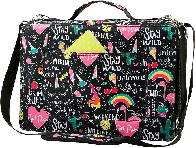 600-Slot Colored Pencil Case, 5-Layer Zipper with Shoulder strap and Handle | Organizer Bag for Pencil Storage Case for Artist Painter Office Sketch Travel Supplies by Lbxgap