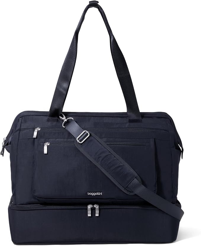 Modern Weekender - Lightweight 18"x15.7"x9.4" Duffel Carry-on Travel Bag for Women by baggallini