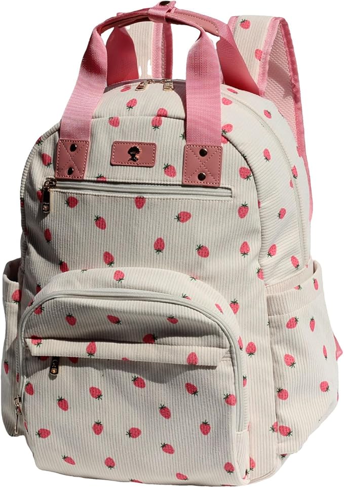 Diaper Bag Backpack Corduroy Multifunction Baby Fashion Travel Pack office Laptop Bag by ESVAN