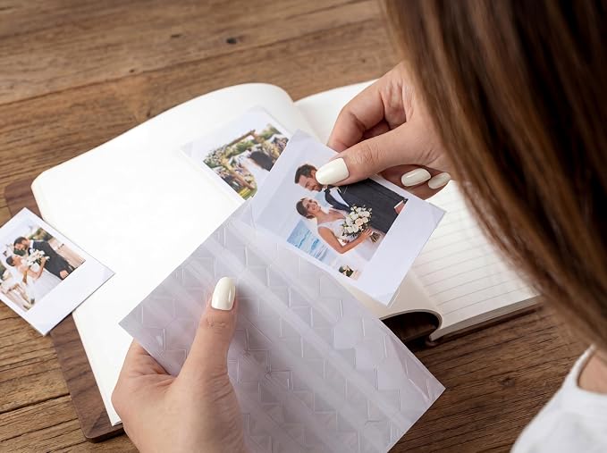 Aspen Studio Guest Book with Signing Pen with Photo of Polaroid for Wedding Book and Memorial Occasions Guest Signing Book for Wedding, Memory Guest Book - Image 3