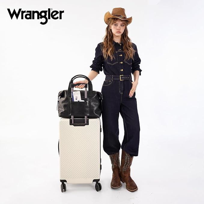 Wrangler Duffel Bag for Women Large Travel Weekender Bag Designer Sunflower Carry On Bags - Image 5