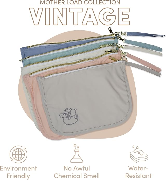 Mother Load Diaper Bag Organizer Pouches Durable Nylon & Performance Mesh - Image 5