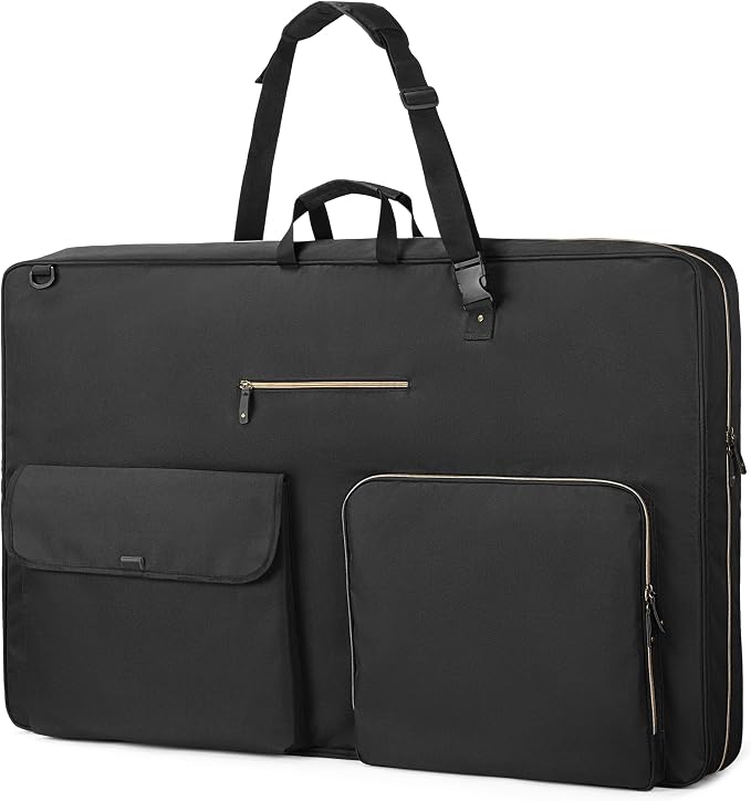 Damero Art Portfolio Case 24 x 36, with Shoulder Strap and Luggage Sleeve | Art Portfolio Bag Case with Reinforced Corners, Artwork Carrying Tote Bag for 4k 8k Sketching and Drawing Painting Supply - Image 9