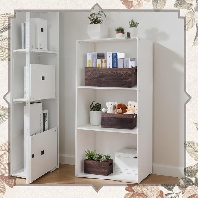 AceOrbit Set of 6 Rustic Wood Crates, Nesting Storage Boxes,Dark Brown | Distressed Wooden Containers with Cutout Handles, Vintage Farmhouse Wedding Party Decor, Decorative Baskets for Supplies - Image 5