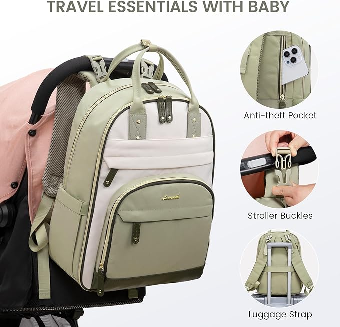 LOVEVOOK large capacity diaper backpack - Image 4
