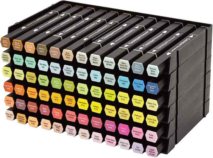 Crafter's Companion SPECN-6 Spectrum Noir Marker Storage Trays, 6/Pack,Black by SpectrumNoir