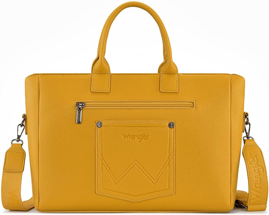 Wrangler Work Tote Bag for Men and Women Business Teacher Bag Large Capacity Briefcase Handbag with Adjustable Strap - Image 5