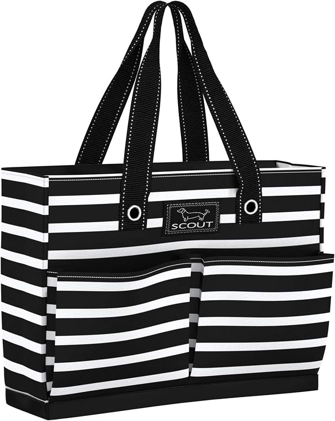 SCOUT Uptown Girl Multi-Pocket Tote Bag, Breakaway Zipper | A multi-use tote bag for women. The perfect everyday organizer for busy nurses, teachers, and moms. 5 Pockets, folds flat by SCOUT