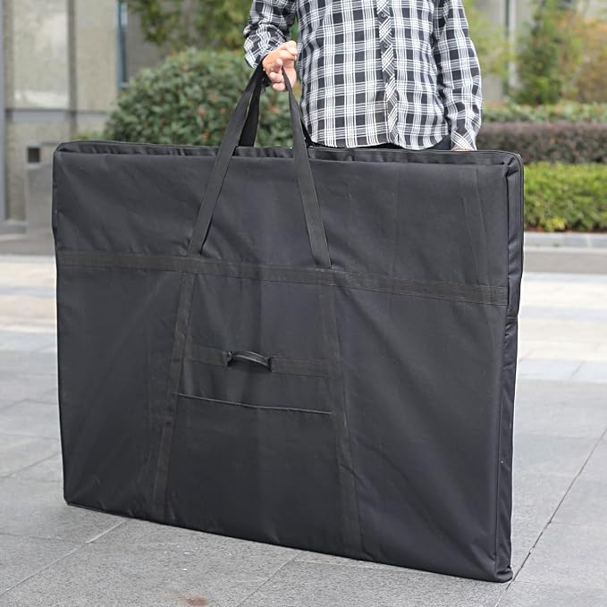 JJRING Dacron Art Portfolio Tote Bag 37'' x 49'' For 36'' x 48'' Black | Light Weight Carrying Storage Case Suitable Poster, Sketching, And Drawing - Image 6