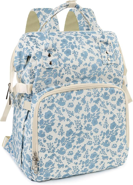 Diaper Bag Backpack,Baby Diaper Bag for Mom,Large Capacity Travel Nappy Bag | Boys Girls with Stroller Straps by rain+bunny