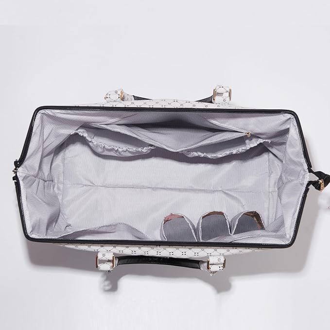 SUNVENO Mommy Bag, Large Hospital Bag with Changing Pad, Organizer Pouches & Luggage Sleeve for Travel & Diaper Essentials - Image 7