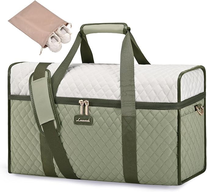 LOVEVOOK Travel Duffle Bag - Weekender & Overnight Bag with Toiletry & Wet Pocket, Carry-On Size, 3pc Set by LOVEVOOK