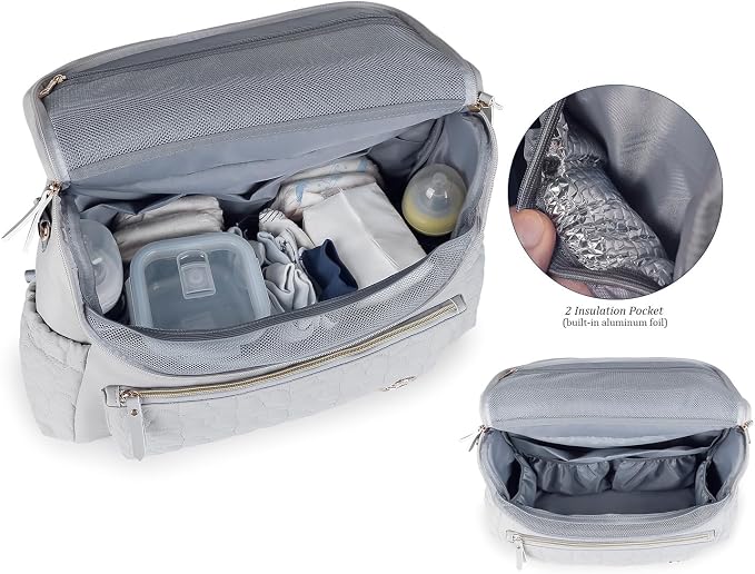 Diaper Bag Tote Baby Changing Bag Large Multifunction Baby Bags for Mom | Large Capacity, Durable, Splash-Proof, Adjustable Shoulder Straps, Hooks, Moms, Travel, Outdoor, Hiking, Outings - Image 4