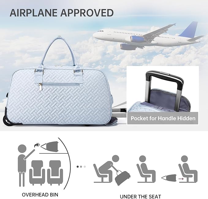 Duffle Bag for Travel, Weekender Bag with Shoe Compartment, Carry On Overnight Bag for Women with Toiletry Bag, Gym Bag with Wet Pocket, Hospital Bags for Labor and Delivery Beige - Image 6