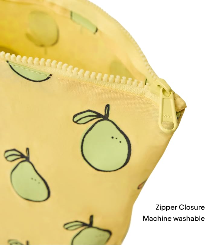 Zipper Pouch 3 Piece Set Diaper Bag Organizer for Baby Essentials | Stand up gusseted nylon pouches that fold flat when empty. Reusable on the go travel storage for snacks clothes toys and more - Image 3