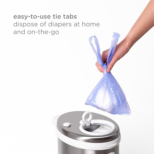 Ubbi Diaper Changing Value Gift Set, Baby Registry Gift, Includes Gray Diaper Pail, Absorbing Gels, Travel Changing Mat & Bag, Diaper Pail Waste Bags and On-the-Go Waste Sacks - Image 4