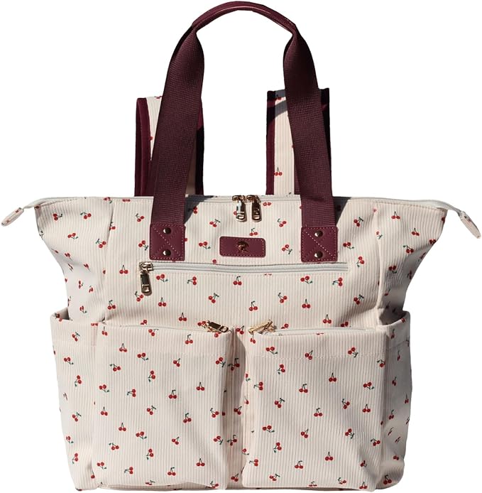 Diaper Tote Bag Totepack Backpack 2 in 1 for Women Multifunctional Large Capacity with Insulated Pockets Travel | Multifunctional by ESVAN