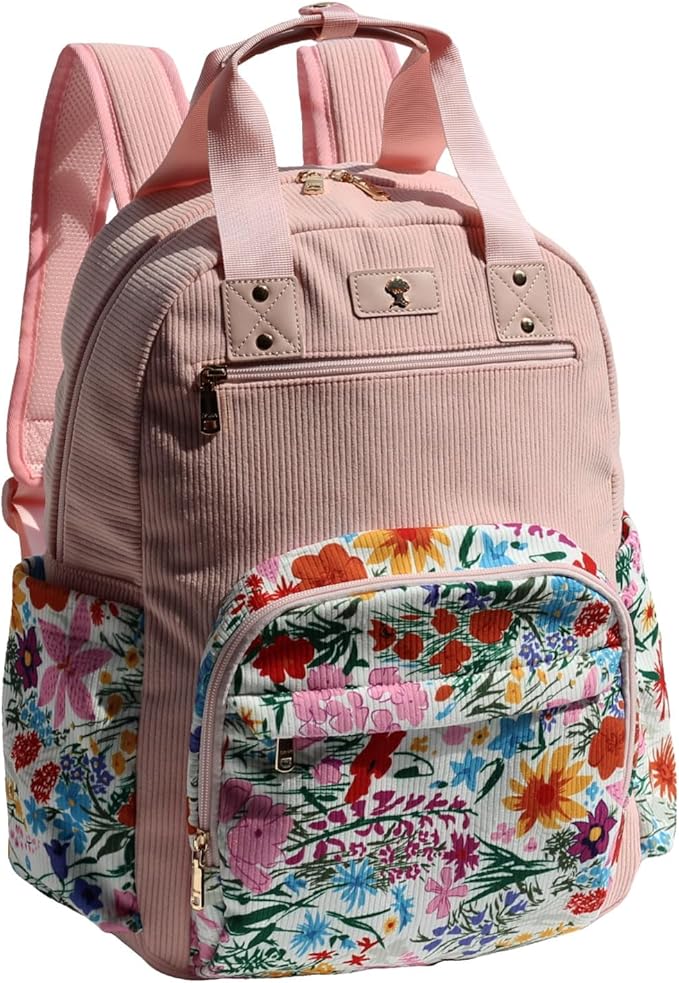 Diaper Bag Backpack Corduroy Multifunction Baby Fashion Travel Pack office Laptop Bag by ESVAN