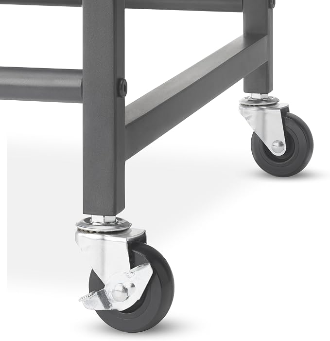 Whitmor Triple Laundry Sorter - 3 Removable Bags with Easy-Grip Handles - Rolling Laundry Sorter - Grey - Image 6