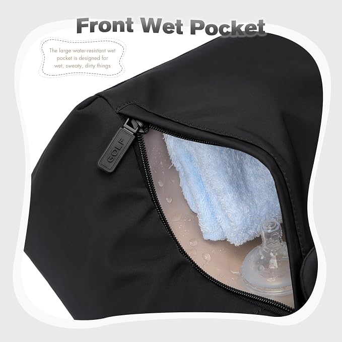 14L Puffer Diaper Bag Tote, Large Capacity Travel Diaper bags, Crossbody Hospital Bag for mom - Image 3