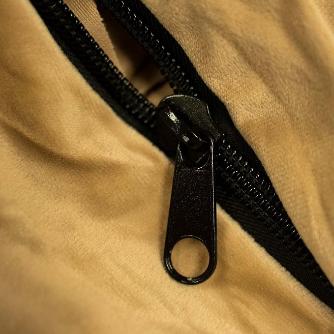 ULTIMATE SACK | 6 Ft Bean Bag Chair Replacement Cover Only | Camel Suede | Removable Washable Cover only - Image 9