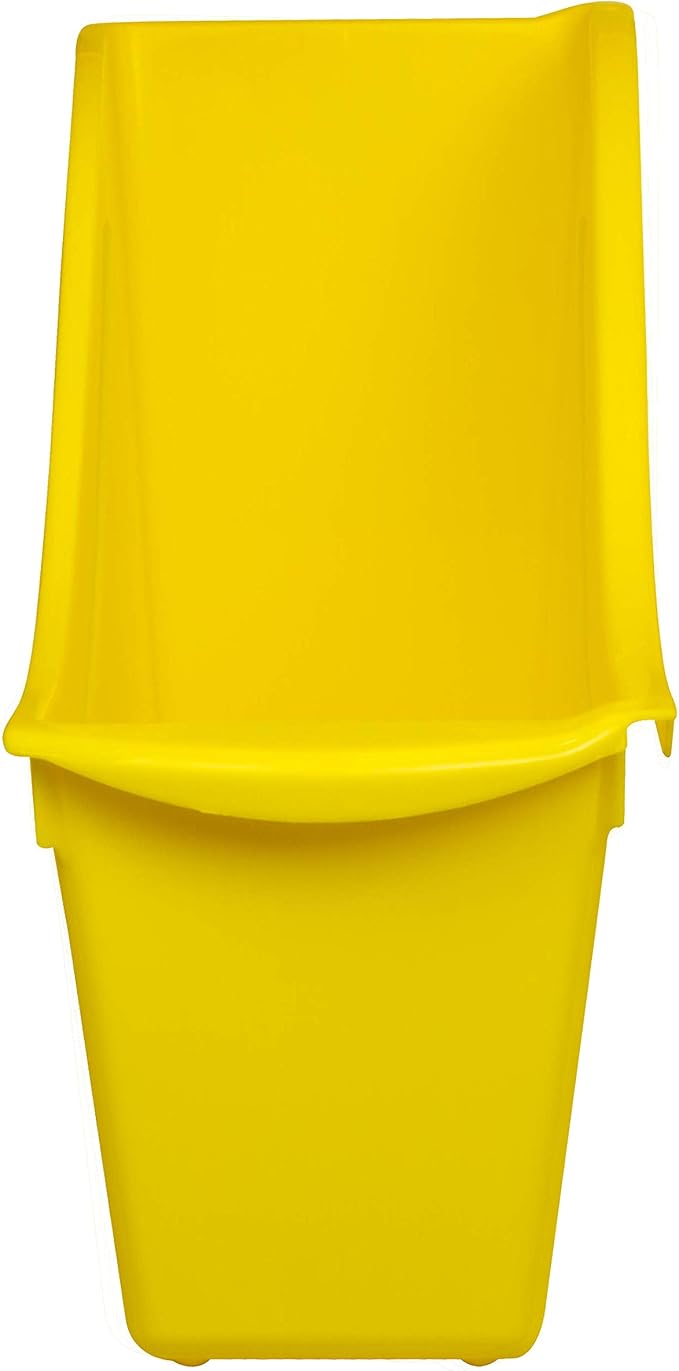 Storex Small Book Bin – Interlocking Plastic Organizer for Home, Office and Classroom, STEM Yellow, 6-Pack (71112A06C) - Image 13