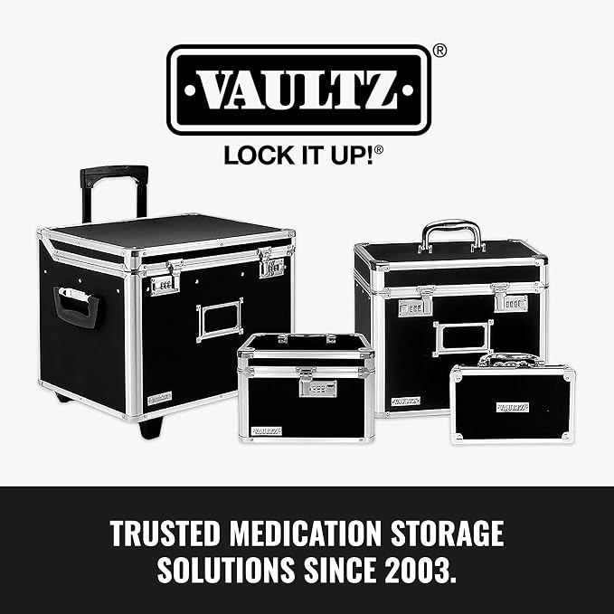 Vaultz Locking Mobile Business Case, Letter Size, 11x14.75x13.75 In, Black | Combination lock for document security, portable rolling design for office or travel use, letter-size file capacity - Image 10