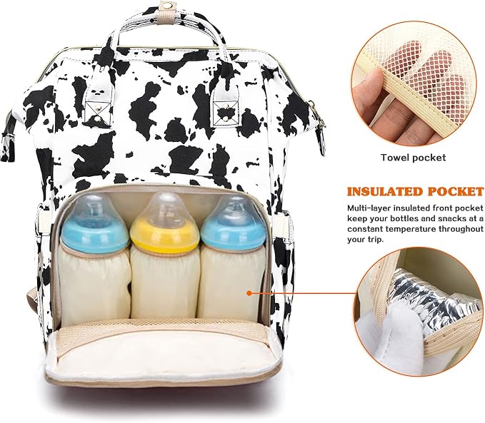 Diaper Bag Backpack for Mom & Dad, Multifunction Waterproof Baby Changing Bags, Large Nappy Bag Backpack - Image 2