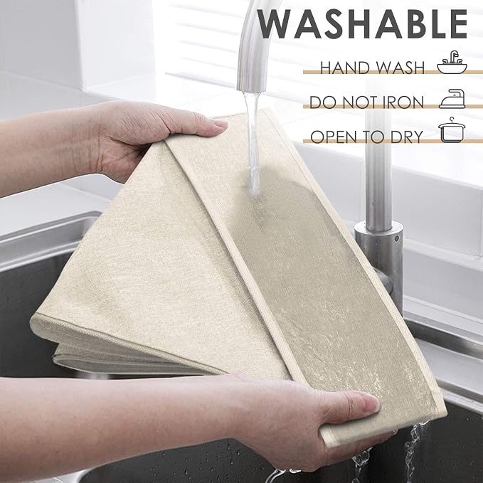3 Pack Sock Underwear Drawer Organizer Dividers, 64 Cell Fabric Foldable Cabinet Dresser Closet Organizers and Storage Boxes for Organizing Socks, Underwear, Ties (16+24+24 Cell, Beige) - Image 7