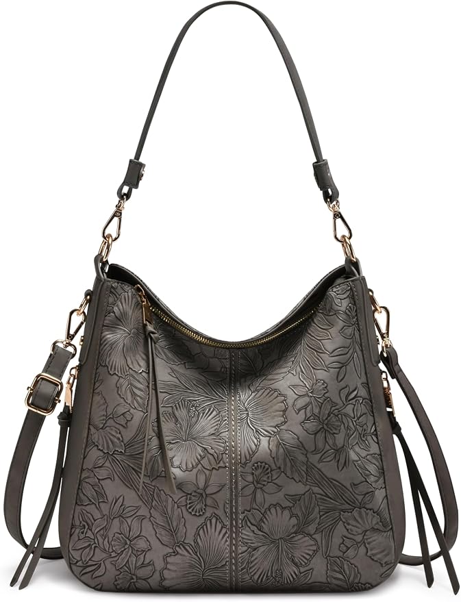 Hobo Crossbody Bag for Women, Designer Shoulder Purse Handbags by Realer