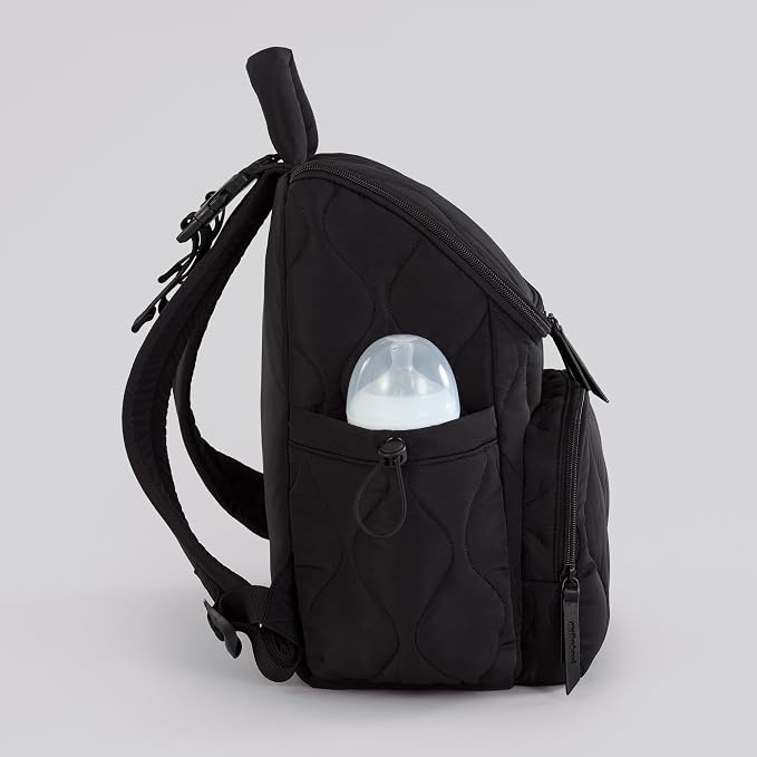 Motherhood Gathered Pocket Backpack Diaper Bag with Stroller Straps - Image 4