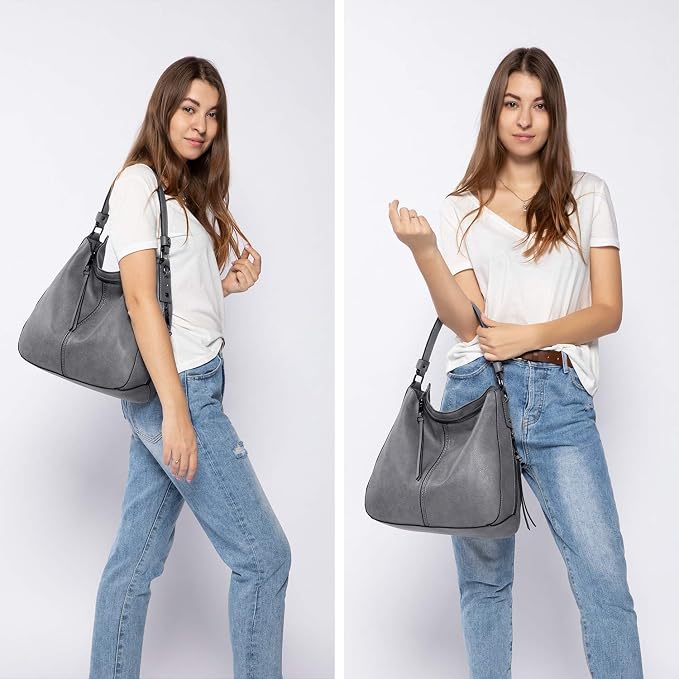 Hobo Crossbody Bag for Women, Designer Shoulder Purse Handbags - Image 2